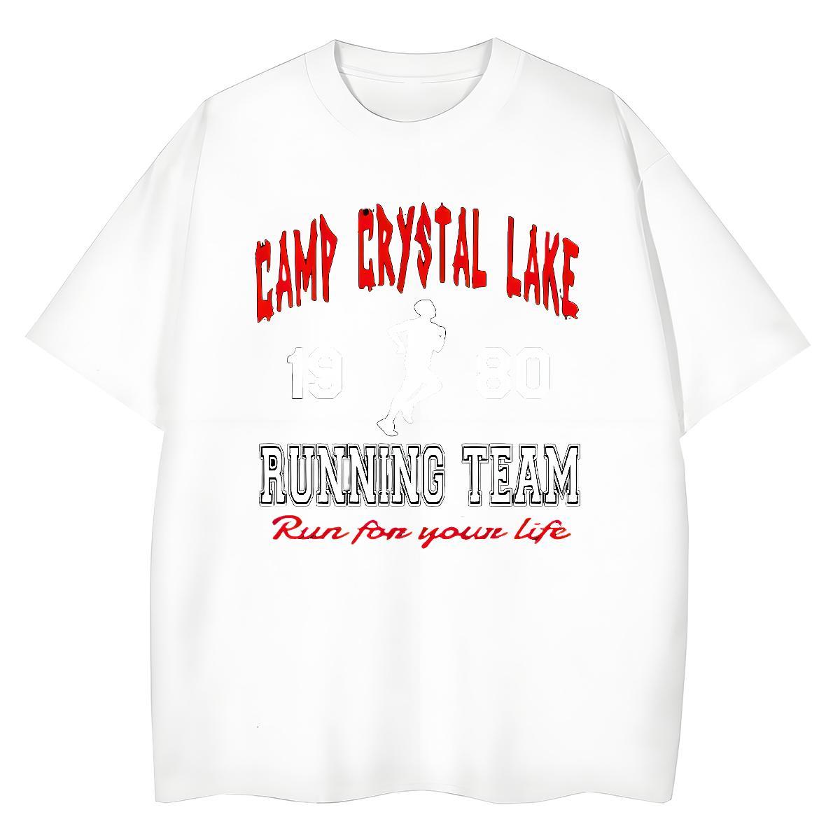 5A Women Tees 230g Pure Cotton letter Street Casual Women T Shirts Breathable Crew Neck White Plus Size Clothings