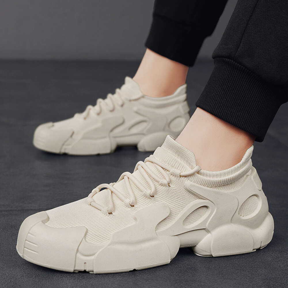 Ddmysports New Couple Flying Weaving Men S Mecha Octopus Socks Thick Sole Versatile Breathable Sports Shoes JN OUTDOOR