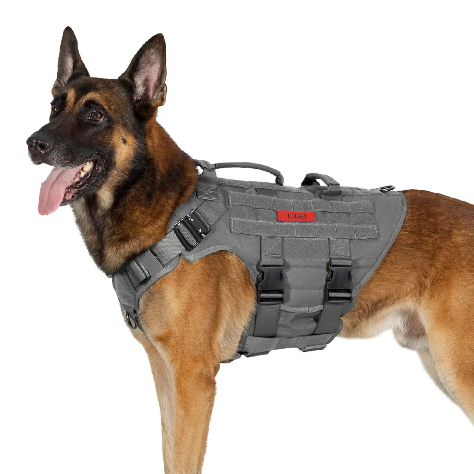 Strap K9 Tactical Traction Rope Vest Type Medium Large Chest Back Walking Dog pet collars collar designer dog harness