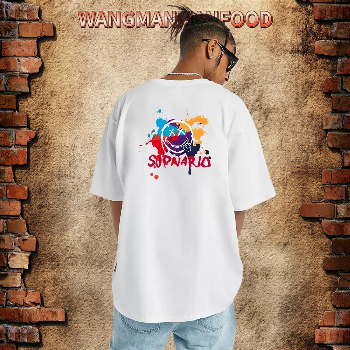 Comfortable Man T Shirts 230g Pure Cotton letter Daily Outfit DIY Printed Crew Neck Men Tops Tees Fashion Designer Tee Shirt