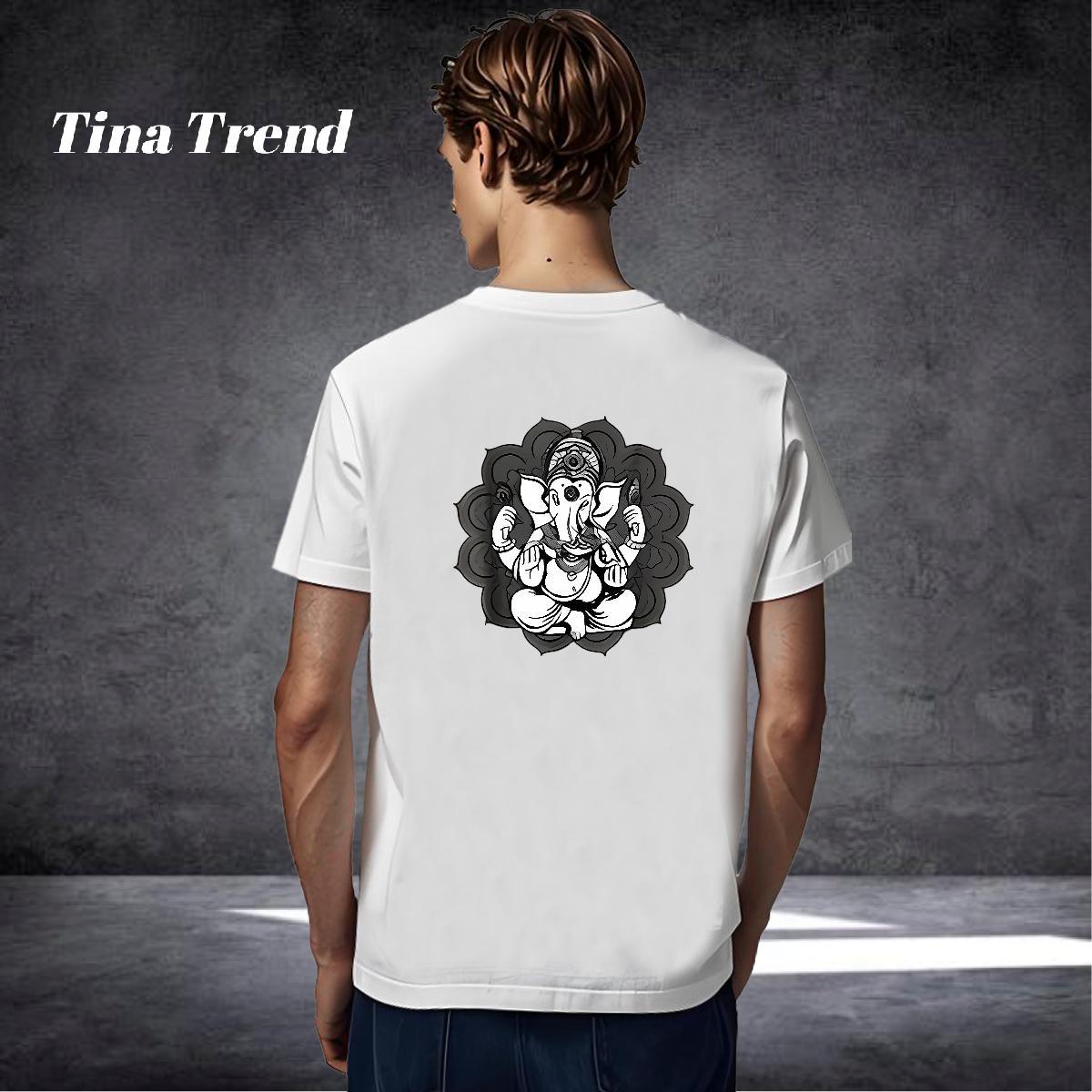 Loose Fit T Shirt For Man 230g 100% Cotton religion Casual Daily Wear Black Oversized Breathable Men Clothes T-Shirt New Tops Shirt