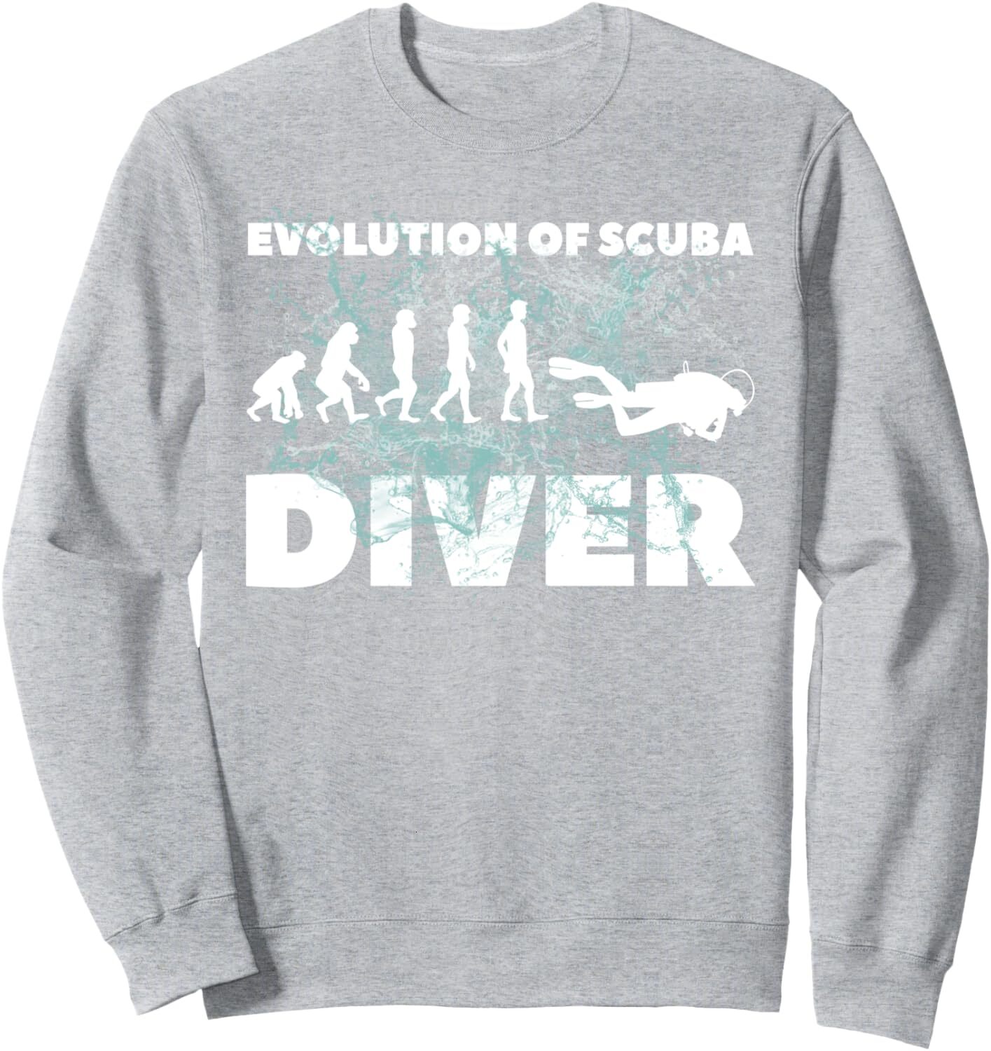 Long Sleeve Shirts for Men sweatshirt Funny Evolution Of Diver Sport Aquatic Gift Sweatshirt T shirt Tee Streetwear Casual tops clothes