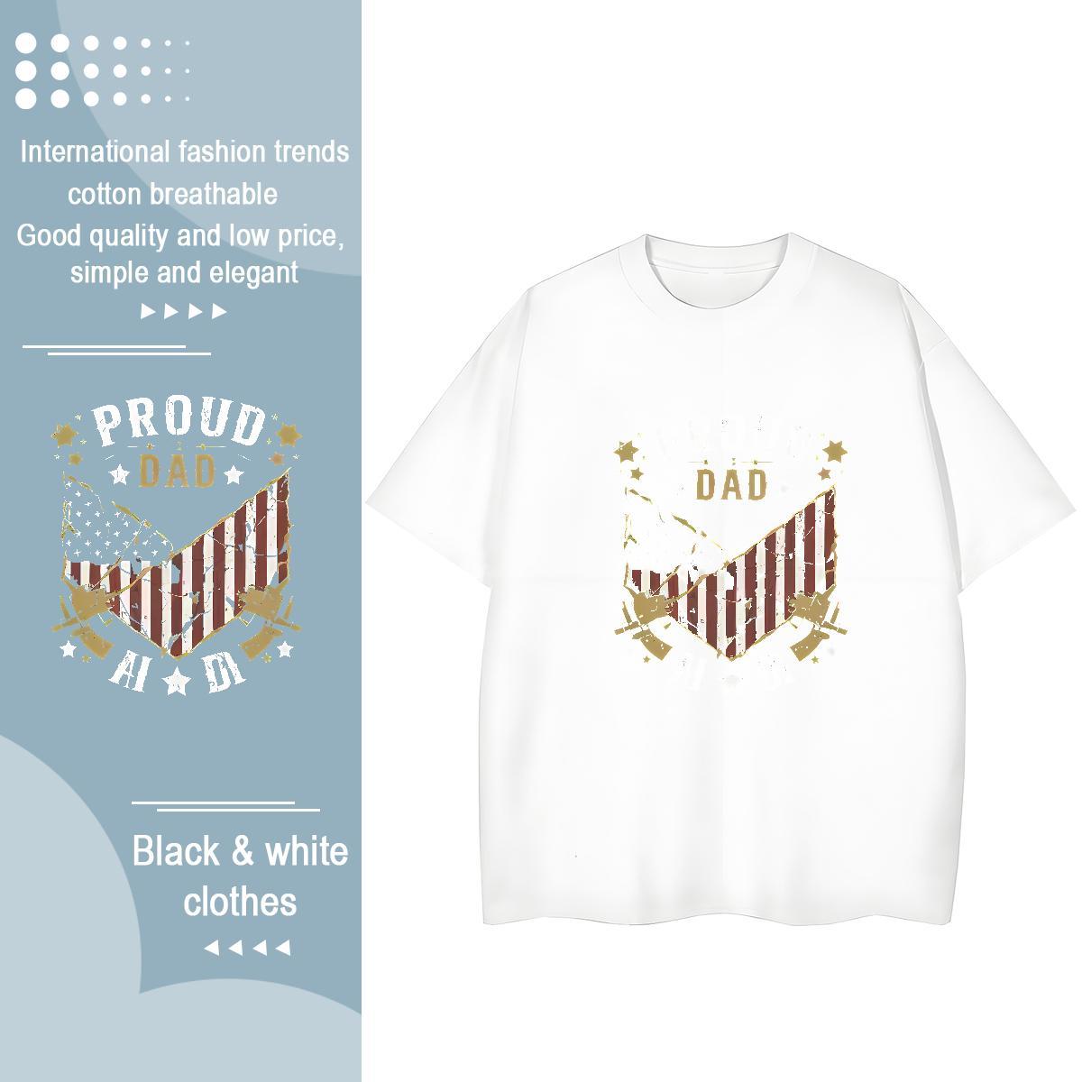 Female Lady T shirt 230g Cotton letter Street T-Shirts Breathable Short Sleeve Anime Clothes