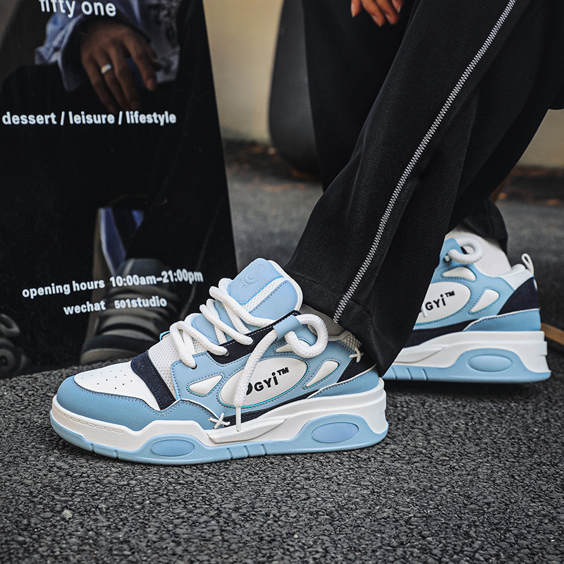 Ddmysports Autumn New Couple Dad With Low Top Thick Sole Igh Eight Casual Shoes Minority Board For Men OUTDOOR