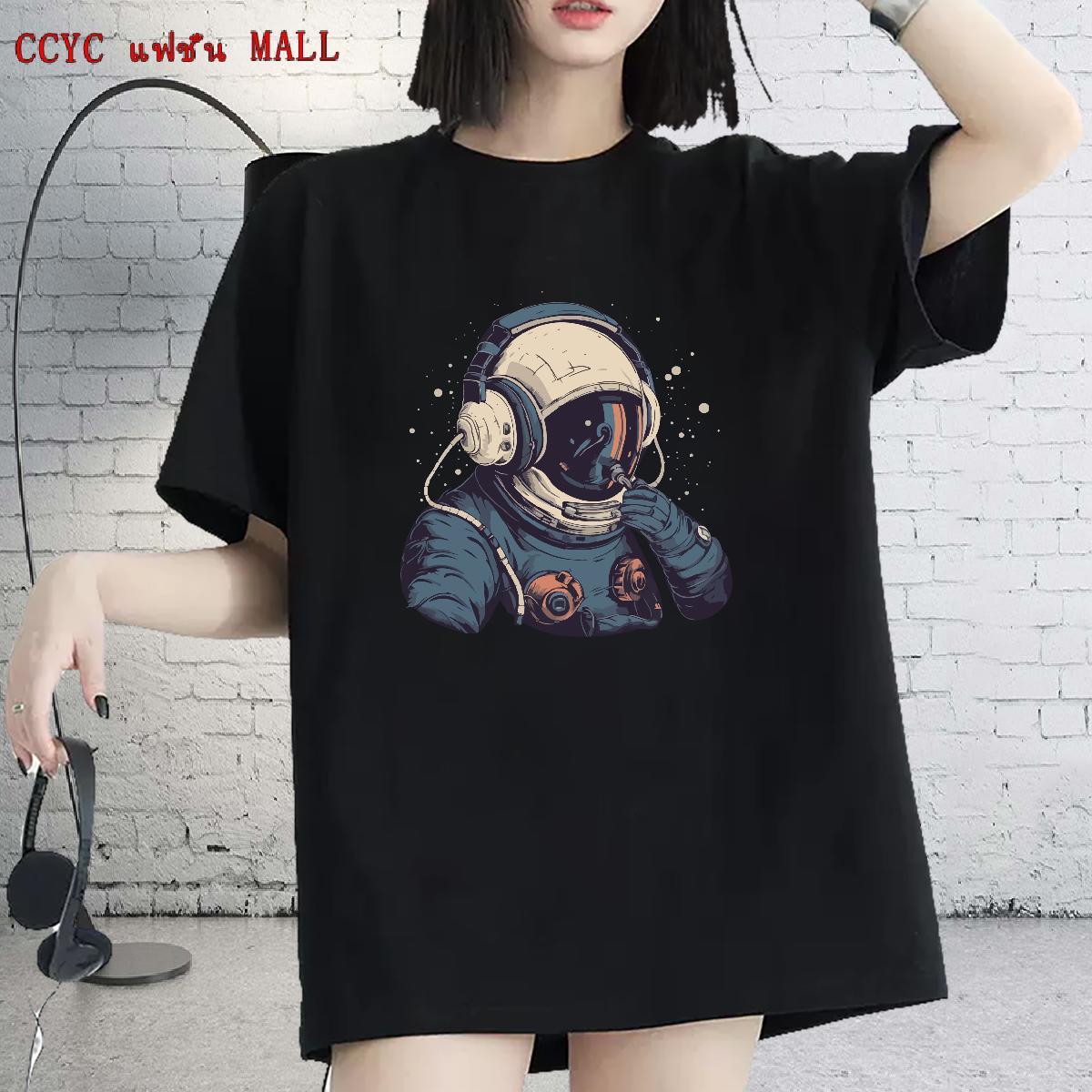 Popular Women Tshirts 230g Pure Cotton universe Casual T Shirt For Woman Breathable Crew Neck Custom Print Oversized Tees Shirts