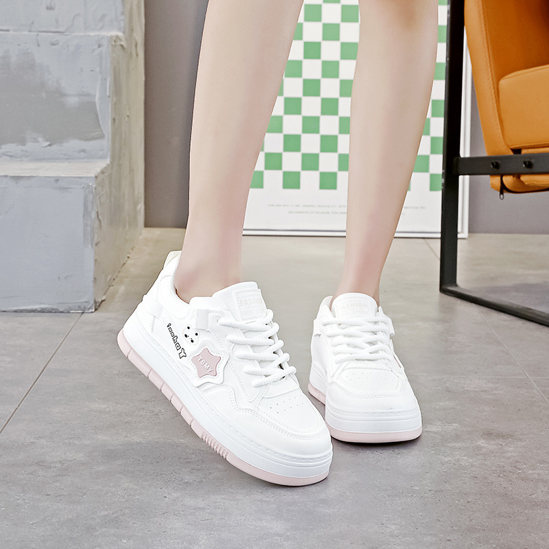 Ddmysports Board For Women New Spring Trend Versatile Niche Casual S Thick Soled Small White Trendy Shoes A OUTDOOR