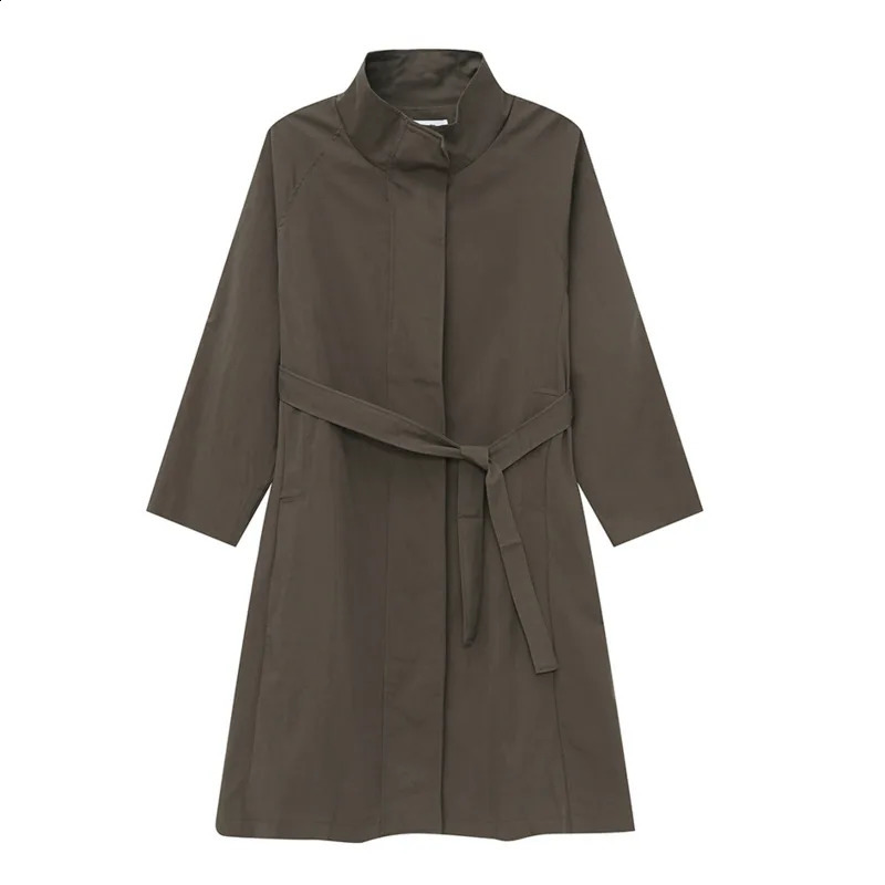 Mens Wear Autumn Fashion Single Breasted Trench Male Long Coat Loose Overcoat Trend Handsome Casual Windbreak 240822