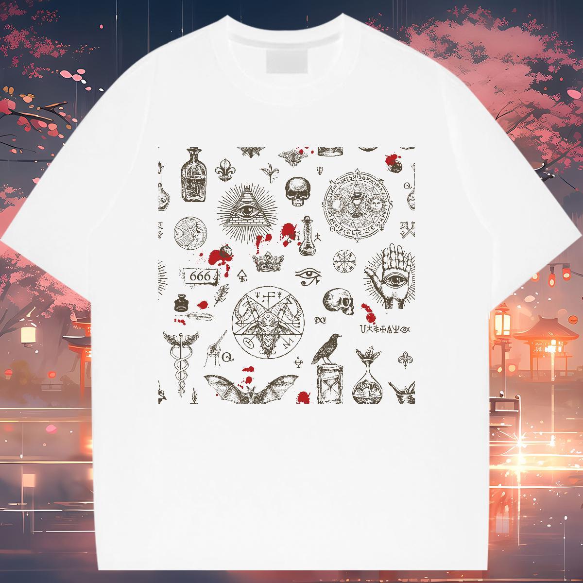 Designer Nice Woman Tshirt 230g 100% Cotton painting Casual Daily Wear T shirt Short sleeve Soft Cartoon Floral Printing Clothes