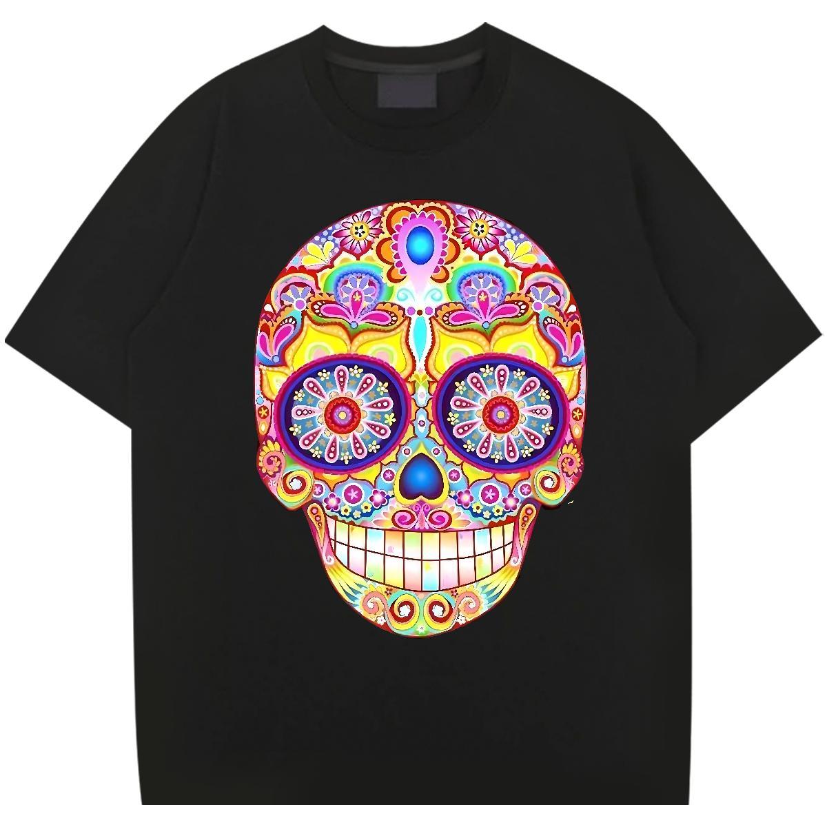 Designer Man T Shirts 230g 100% Cotton monster Street wear Hip Hop Custom Big Size Pure Cotton Men Tees 2024 Summer Wear