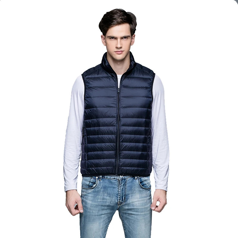 CHRLCK Mens Hiking Tank Top Waterproof Ultra Light Coat Hardin Camping Skiing Duck Outdoor 240822