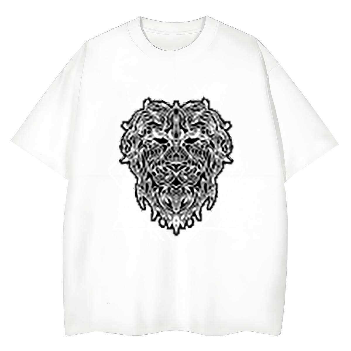 5A Women Tshirts 230g Cotton icon Street Casual Woman T Shirts Breathable Short Sleeve Anime Print Top Tees
