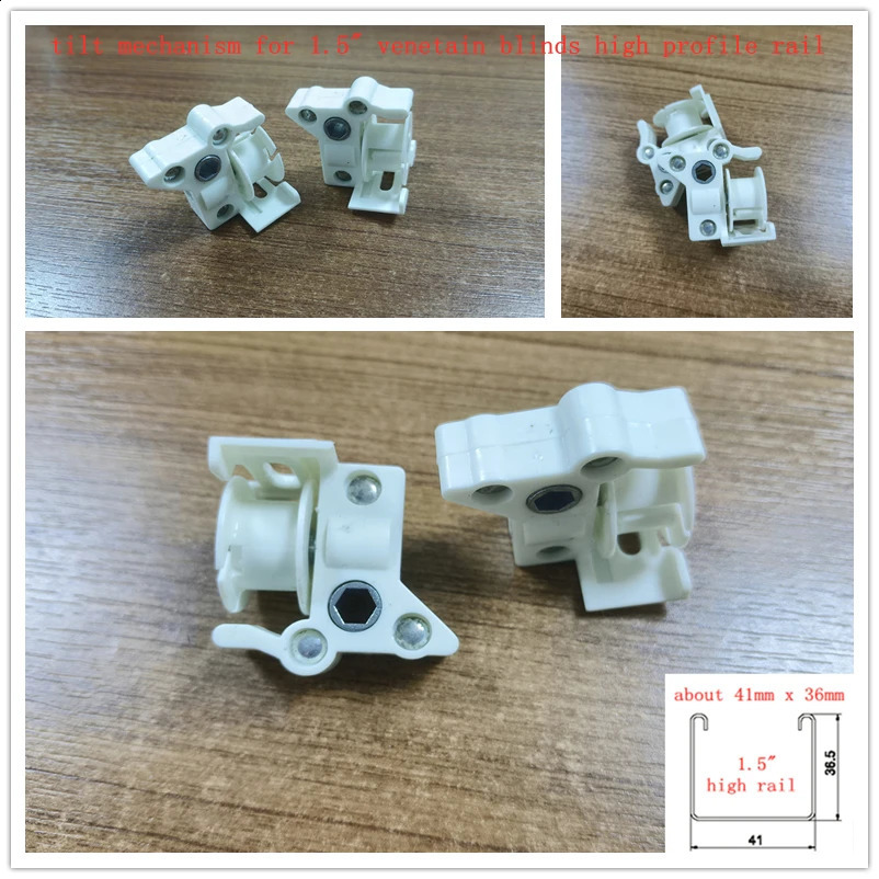 Tilt mechanism for 50MM Or 38mm wooden venetian blinds high profile head track 240823