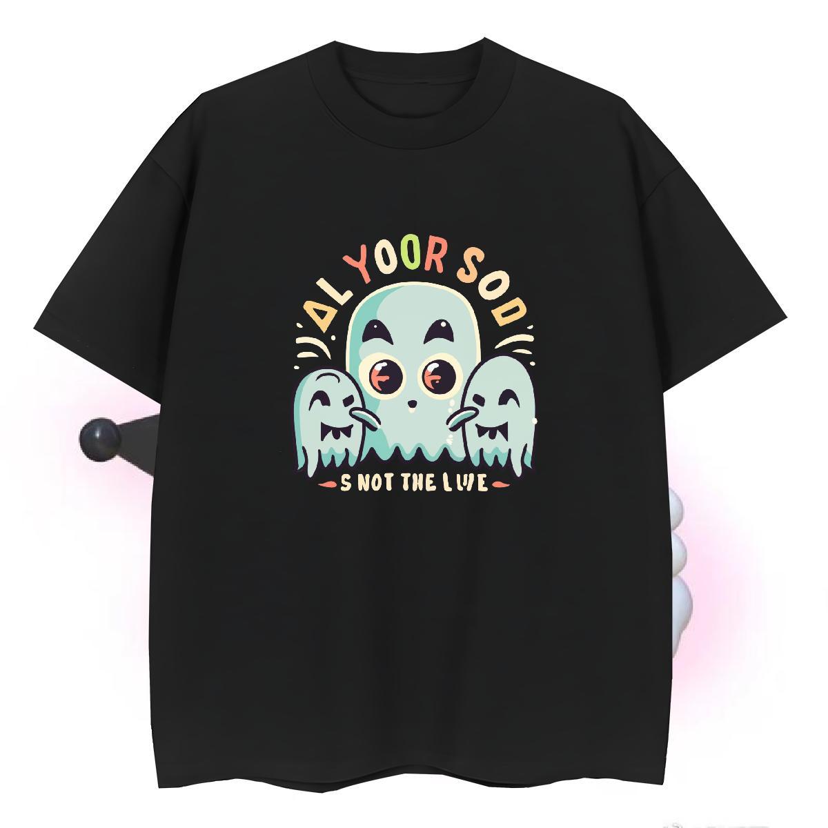Popular Men T Shirts 230g Cotton skull High Street Hip Hop White Plus Size Breathable Men Tshirts New Arrival Tee Shirt