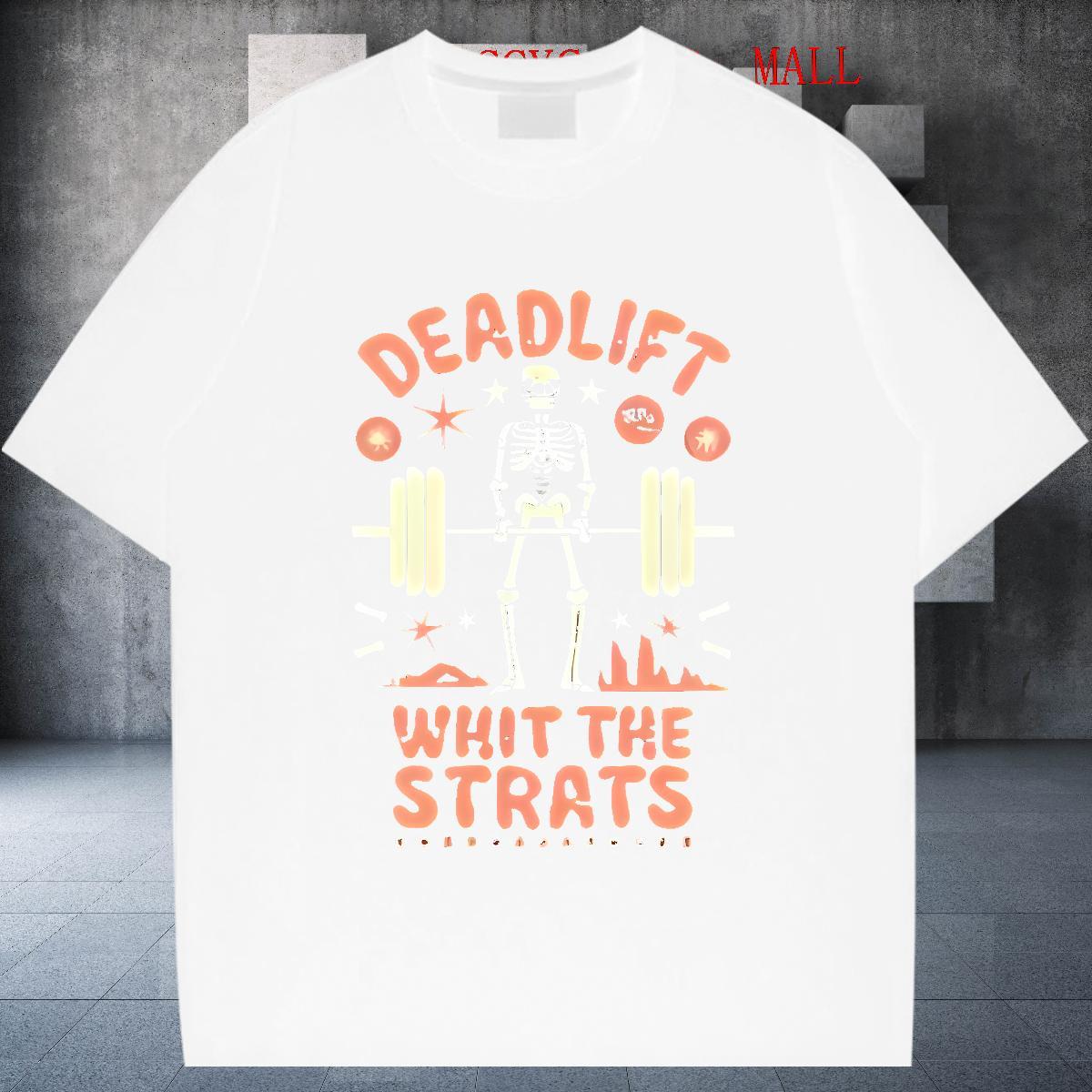 Cool Design T Shirt For Man 230g Cotton skull Spring Summer Custom Anime Breathable Mens Tshirts Customized Tees