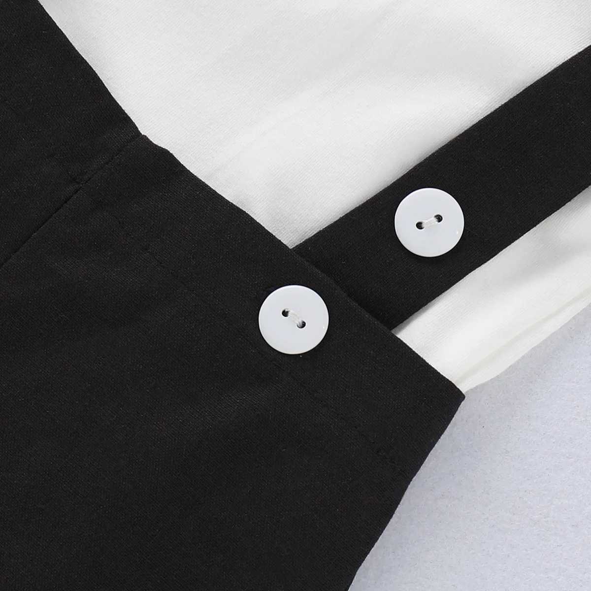 Mini Gentleman Outfit Newborn Baby Boy Formal Costumes Short Sleeve Shirt With Bow + Romper Short Pants Summer Fashion 2 Pcs Set W250218