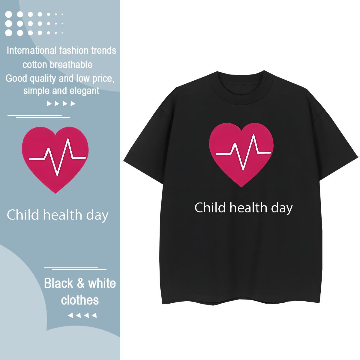 Popular Woman Tshirt 230g 100% Cotton heart Street T Shirt For Woman Short sleeve Soft Custom Printing Clothings