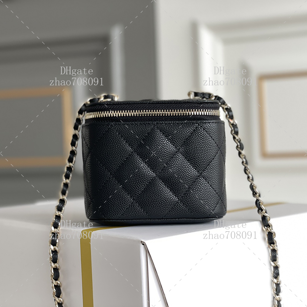 Chain clutch bag Top Quality 11cm Cowhide Woman shoulder bag designer crossbody bag With box C17A