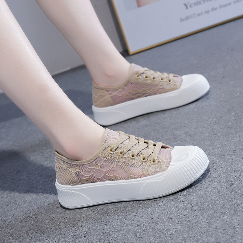 Ddmysports Little White Summer New Student Versatile Casual Women S Sports Korean Edition Thick Sole Board Shoes OUTDOOR