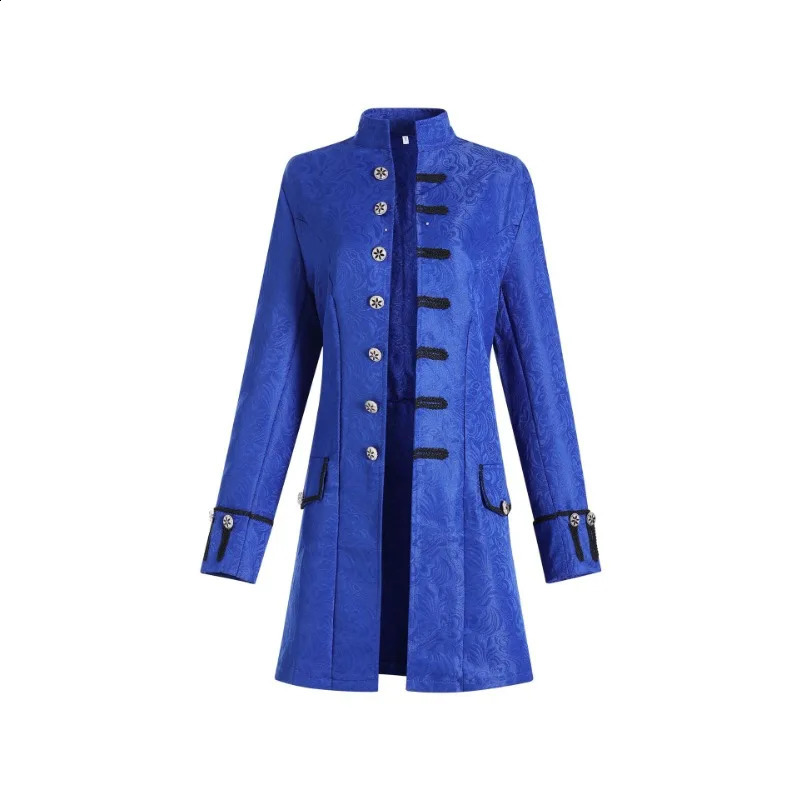Costume for Halloween Medieval Punk Cosplay Prom Jacket Mens Vintage Tailcoat Jacket Goth Long Steampunk Gothic Victorian Coat 240822