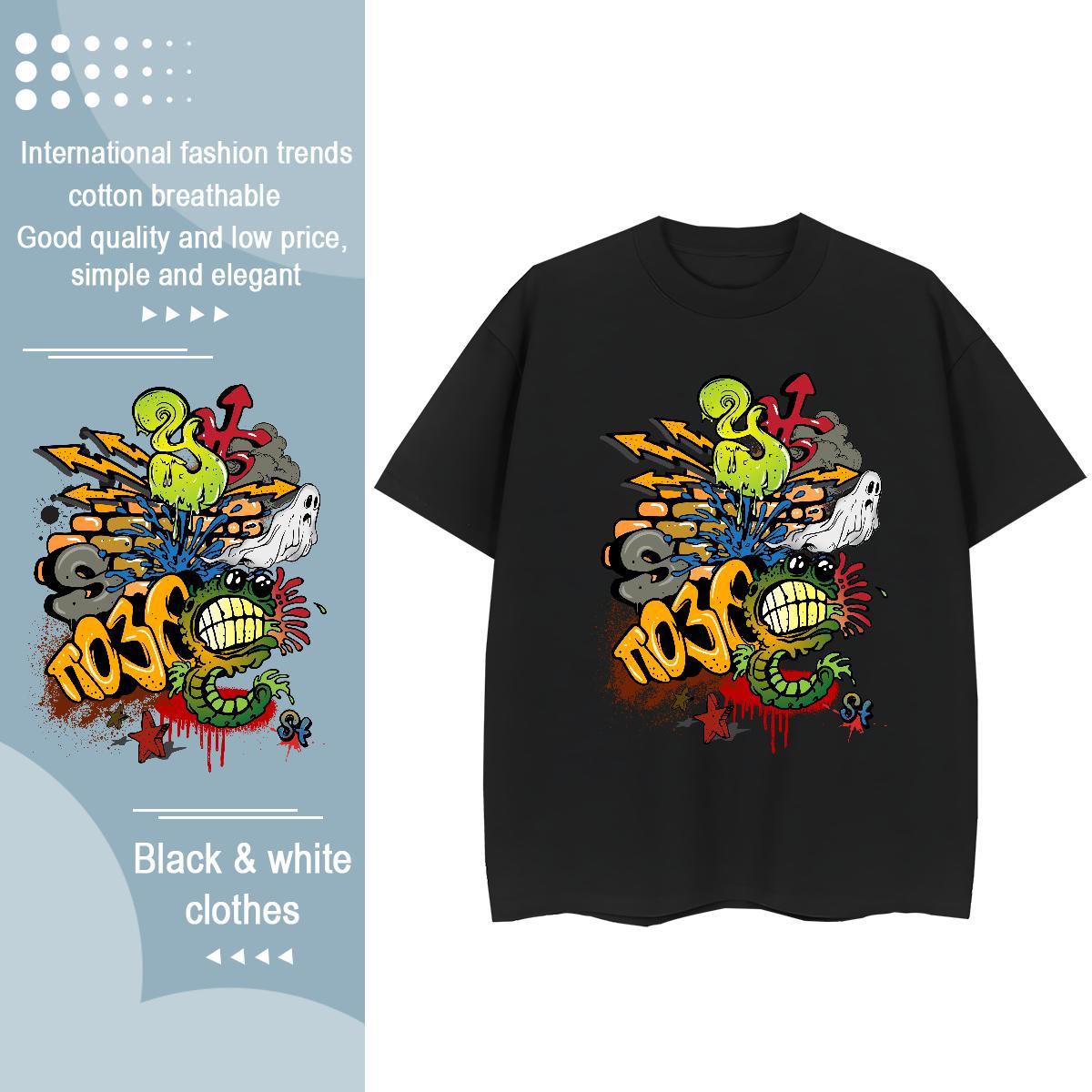 5A Tshirt for Man Woman 230g Cotton Colorful Casual Woman T Shirts Comfortable Custom Printing Clothes
