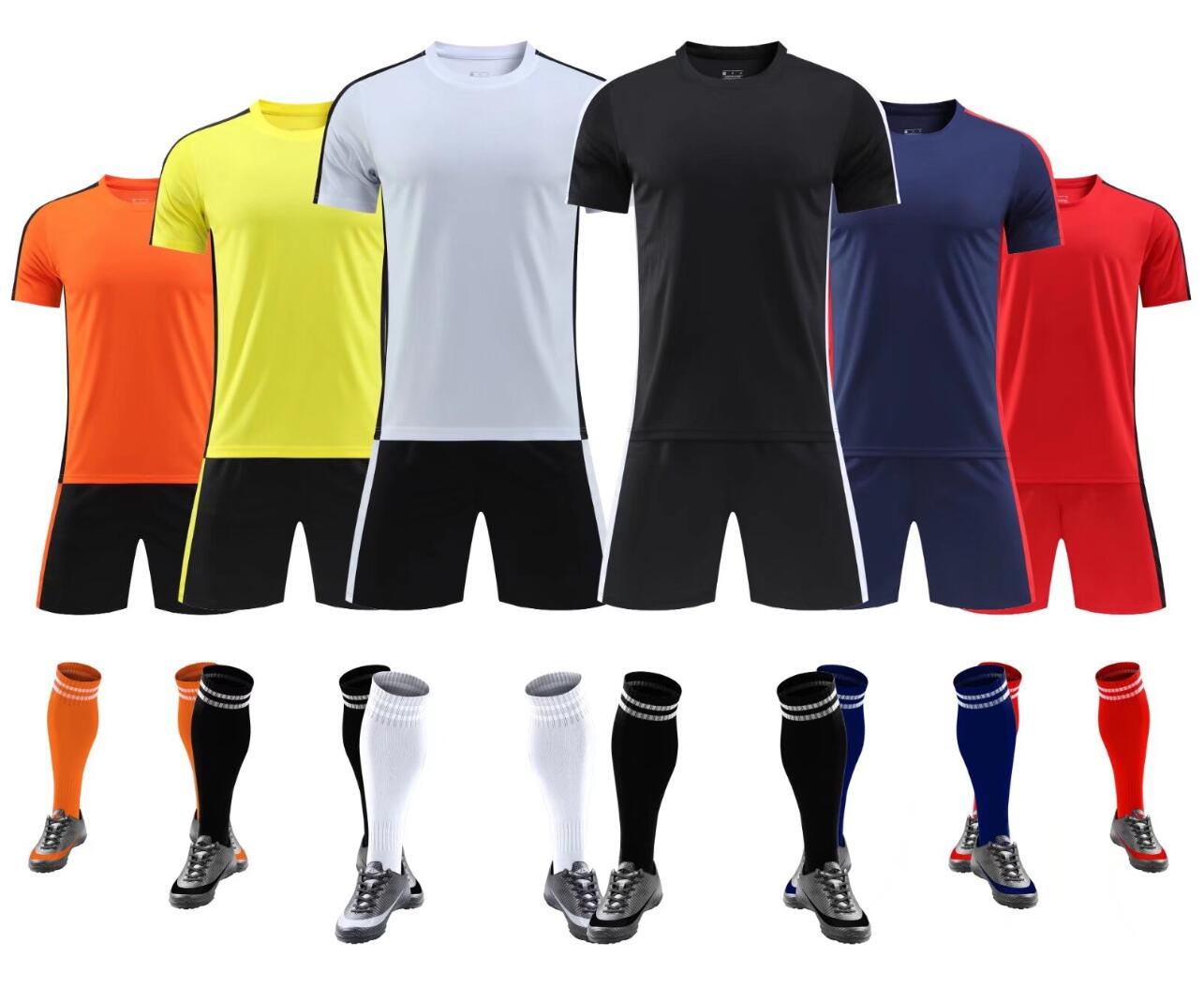 25 26 customized Soccer Jerseys Football Shirt add Team badge sponsorship Suitable breathable fabric Thailand quality Adults and kids kit 16-4XL