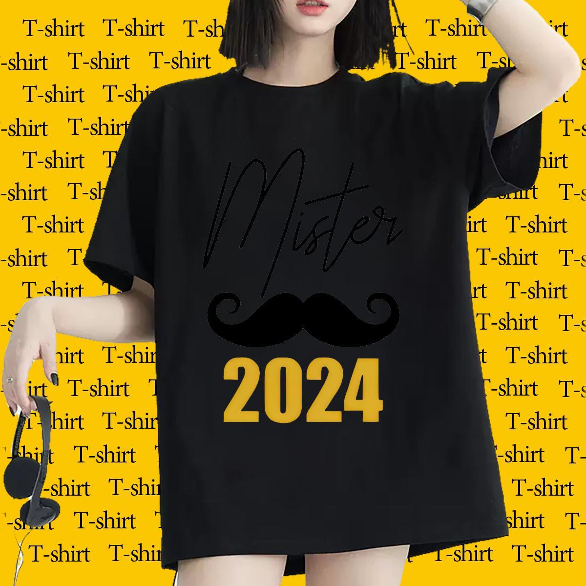 Lady Couples T Shirts 100% Cotton 230g letter Street Wear Women T Shirts Breathable Short Sleeve Custom Print Oversized Top Tees