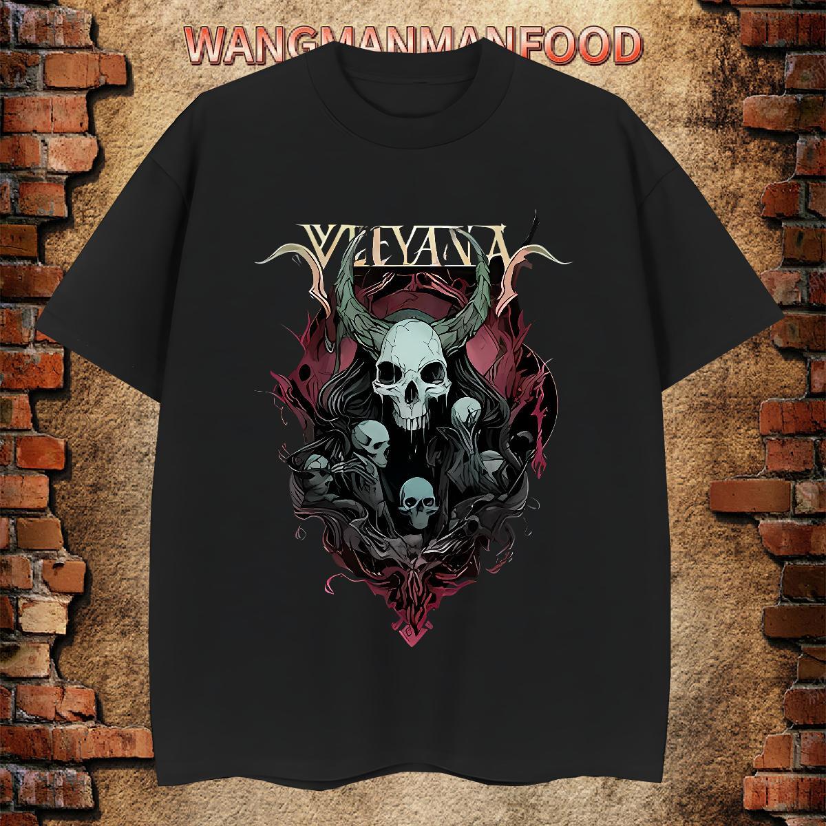 Designer T Shirt For Man 230g Cotton skull Home Outdoor Oversized 3XL 4XL O-Neck Short Sleeve Tshirt for Man Woman Brand Tees