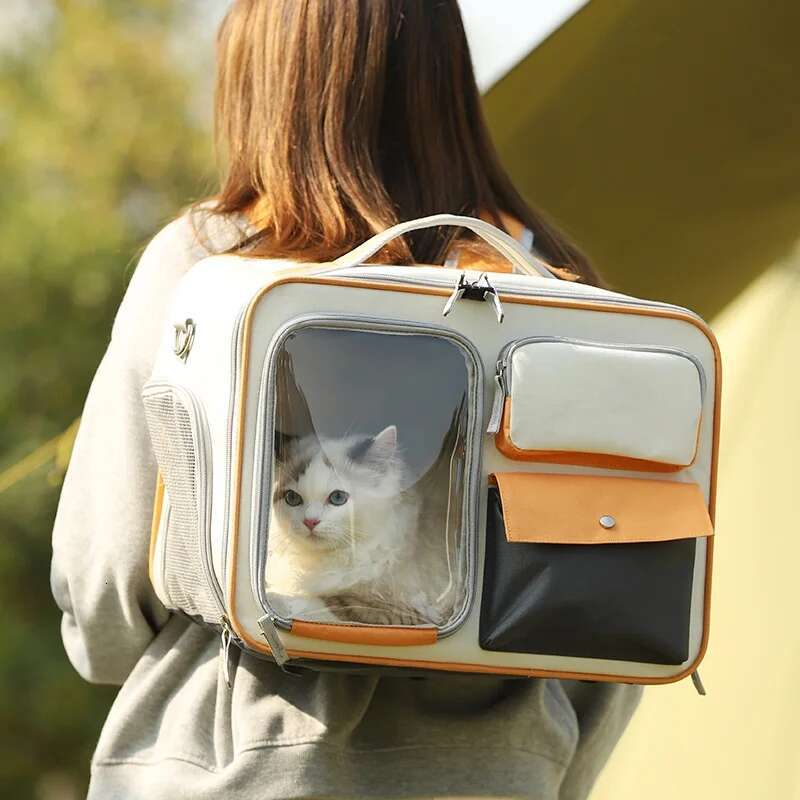 HOOPET Carrier Bags Windproof Outdoor Travel for Cat Small Dogs Transport Carrying Bag Backpack Pet Supplies