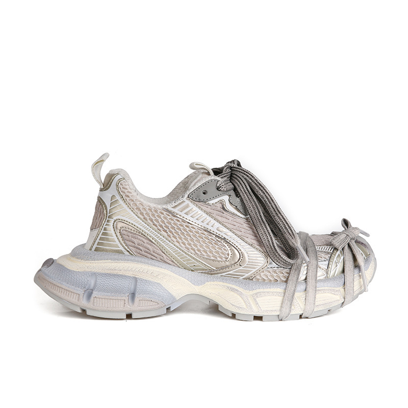 Ddmysports Sheepskin Version Su Yinyin S Same Xl Thick Sole Casual Lace Up High Rise Sports Shoes Female Dad OUTDOOR