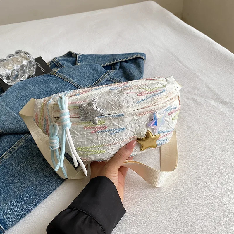 Fashion Women Waist Packs Fanny Pack Pouch Hip Purse Satchel Laser Belt Bags Geometric Patterns Wallet 240823