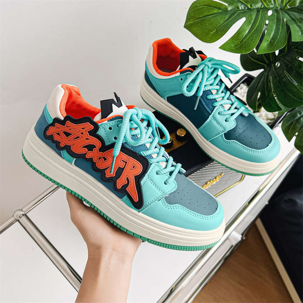 Ddmysports New Spring Breathable Casual Color Blocked Hip Hop Style Board Shoes Fashionable Outdoor Niche High End OUTDOOR
