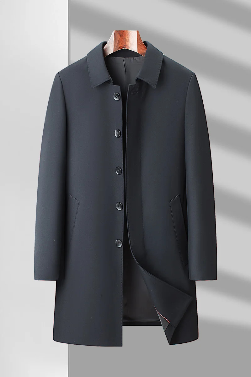 Spring long Style Men Trench Fashion England Style Trench Coat men Casual Jackets Mens Clothing size M-4XL5XL6XL7XL FY02 240822