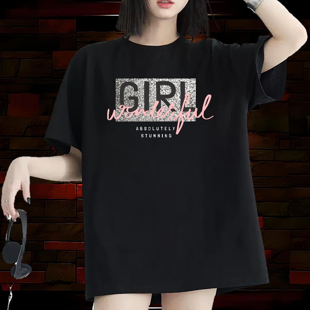 Comfortable Tshirt for Man Woman 230g 100% Cotton letter Daily Outfit T shirt Breathable Soft Graphic Wear