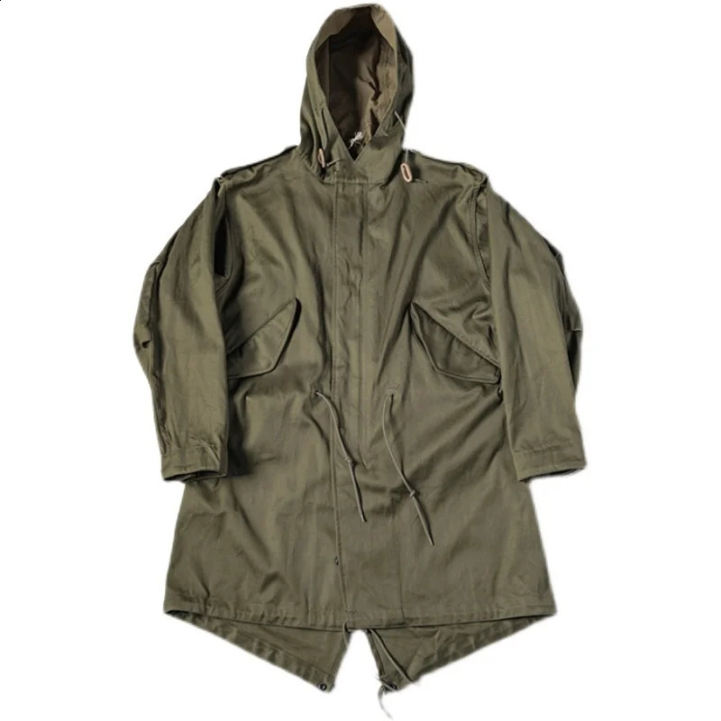 Bronson M-1951 Fishtail Parka Shell Sateen Cotton Army Type M-51 Coat Jacket 240822