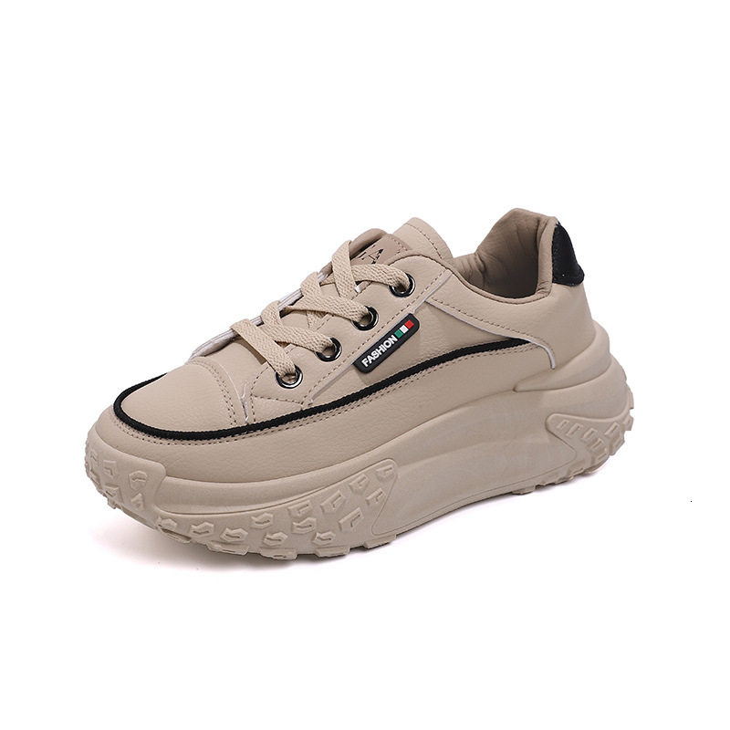 Ddmysports Little White Autumn New Korean Edition Versatile Female Students Thick Sole Board Casual Sports Women S Shoes Lightweight OUTDOOR