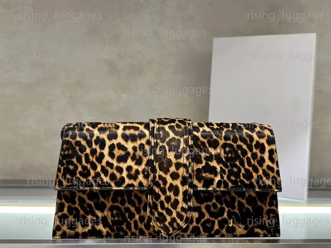 Leopard Shoulder Bag High Quality Designer Luxurys Underarm Bags Fashion Beads Jacsbag Messenger bag Famous Brand Clutches Purses And Handbags