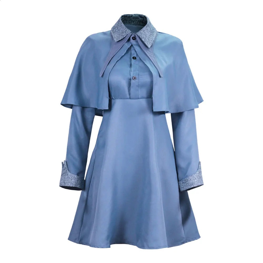 Witchcraft and Wizarding School Witch Hibiscus Isabel Delacour Role Playing Costume Beauxbaton Magic Uniform Hat Dress Halloween 240823