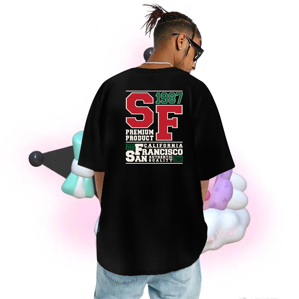 Soft Man T Shirts 230g Pure Cotton letter Beach Custom Anime Short Sleeve O-Neck Tshirt for Man Woman Brand Top Tees