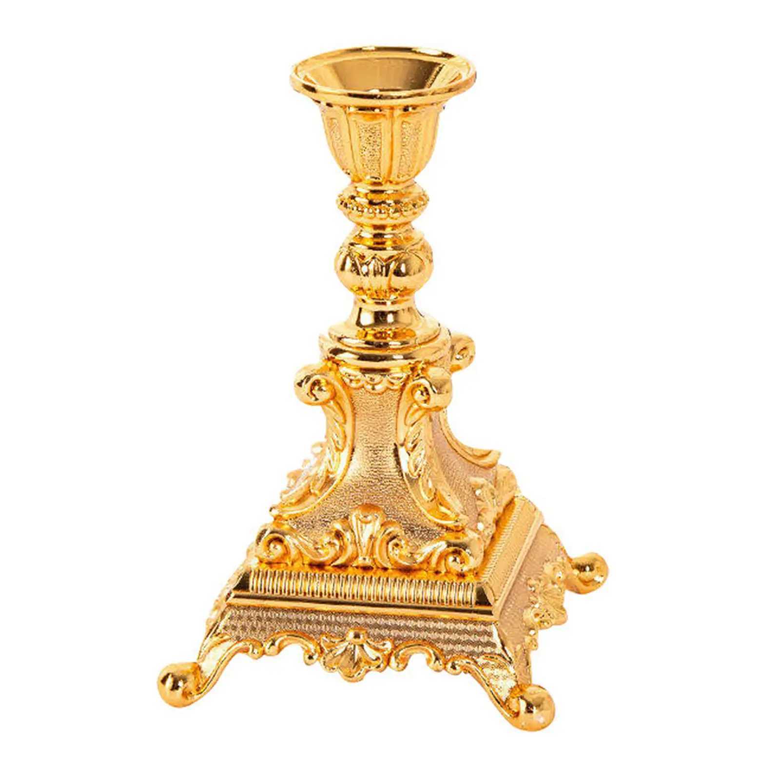 Candle Holder Vintage Craft Candlestick Holder for Party Bedroom Home Decor Y240823