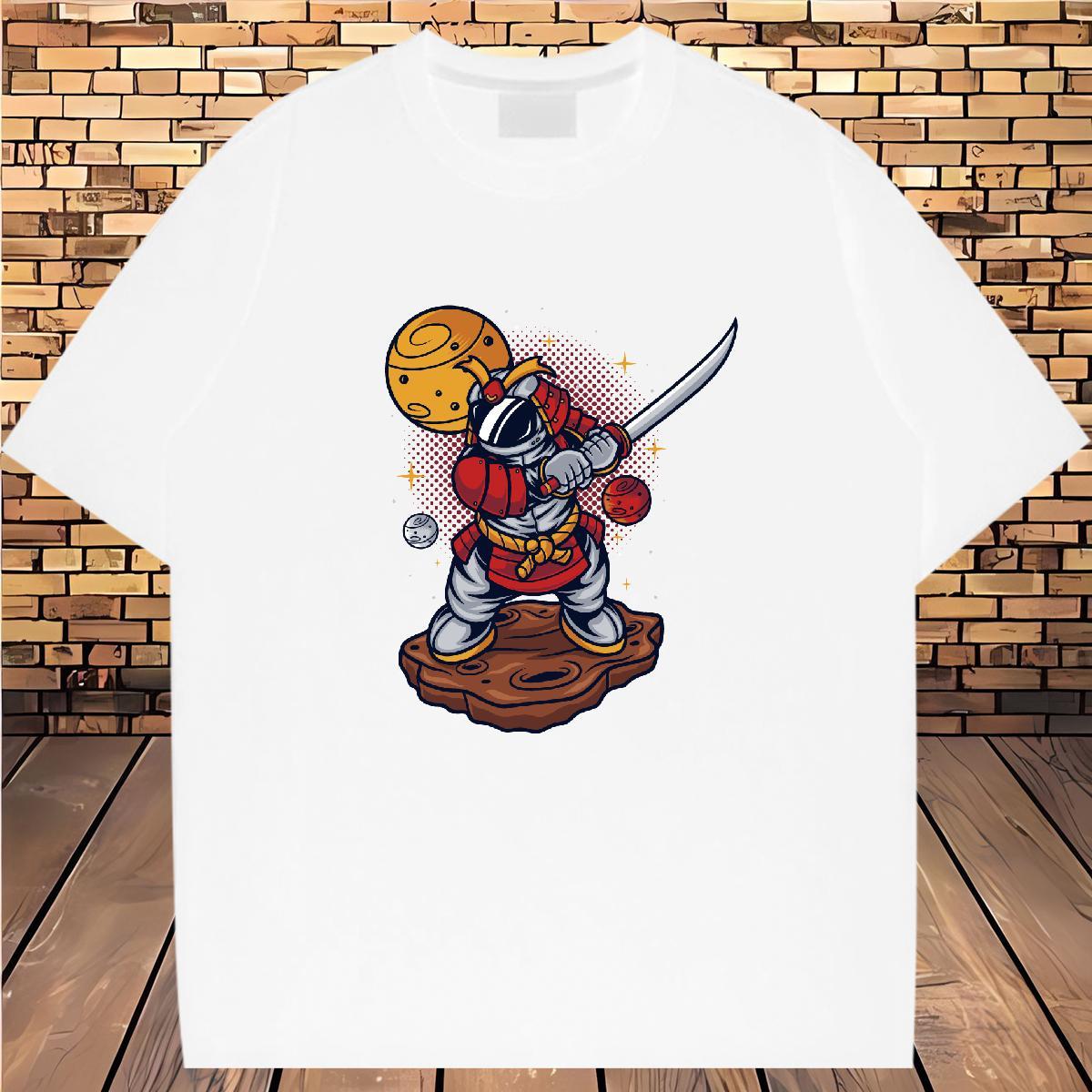 Soft Tshirt for Man Woman 100% Cotton 230g universe Hip Hop Womens T Shirts O Neck Short Sleeves Custom Cartoon Clothes