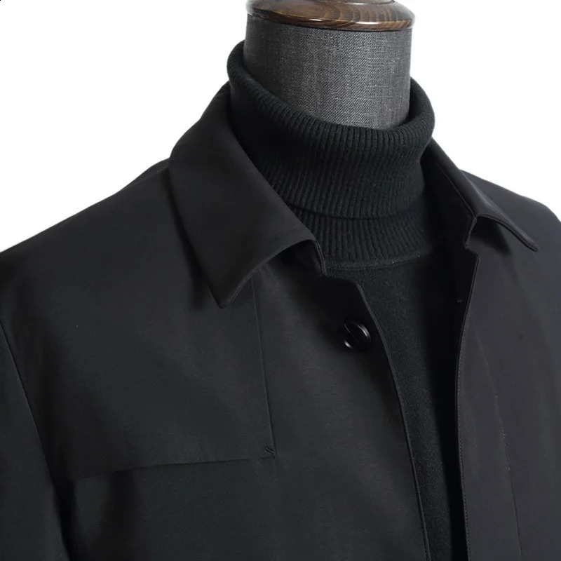 winter arrival trench coat menmens 90% white duck down jackets Liner Detachable thick menplus-size M-3XL 240822