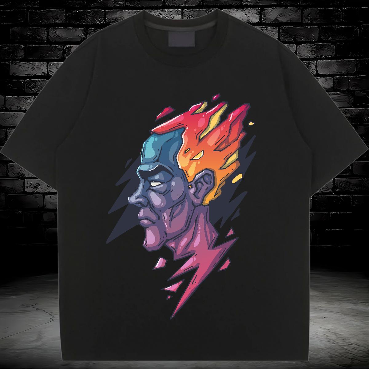 Lady Woman Tshirt 100% Cotton 230g icon Street Women T Shirts Breathable Crew Neck Plus Size Cartoon Tee Shirt