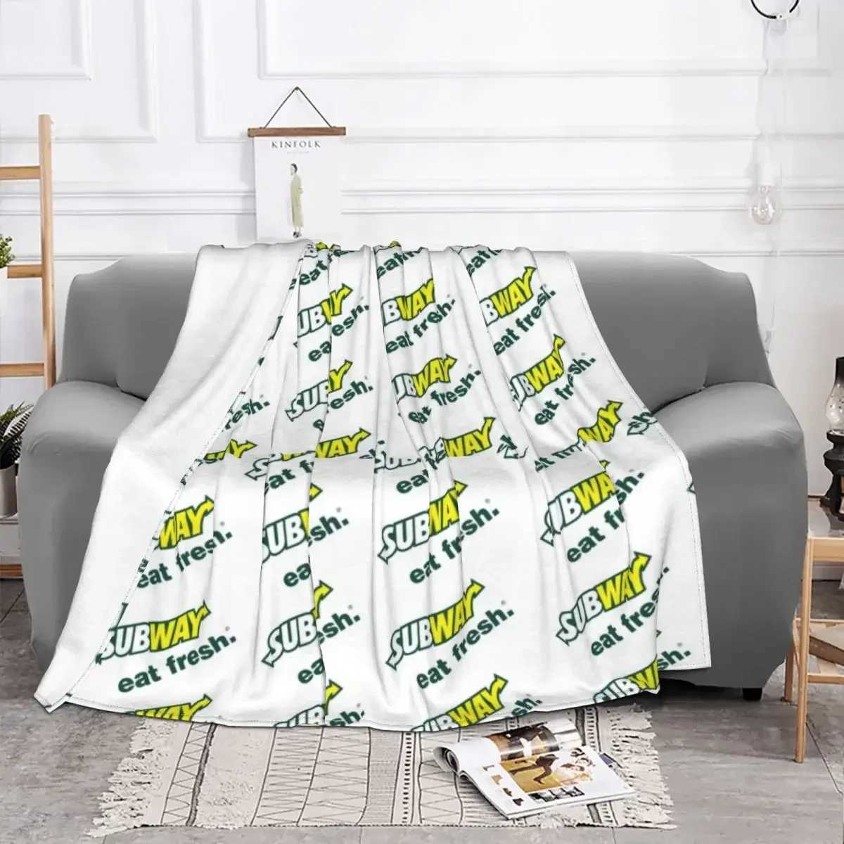 3d Print Baby Blanket Subway Wrapper Super Soft Warm Babes Carpet Decorative Sofa Blankets Decorative Bed Qulit Plush AnimeXJ240822