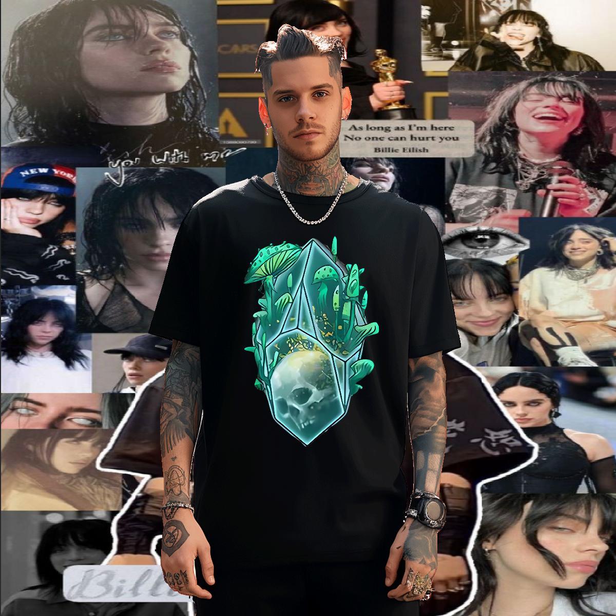 Unisex T-Shirts 100% Cotton 230g skull Outdoor Black White Breathable Short Sleeve Men Clothes T-Shirt Designer Fashion Tee Shirt