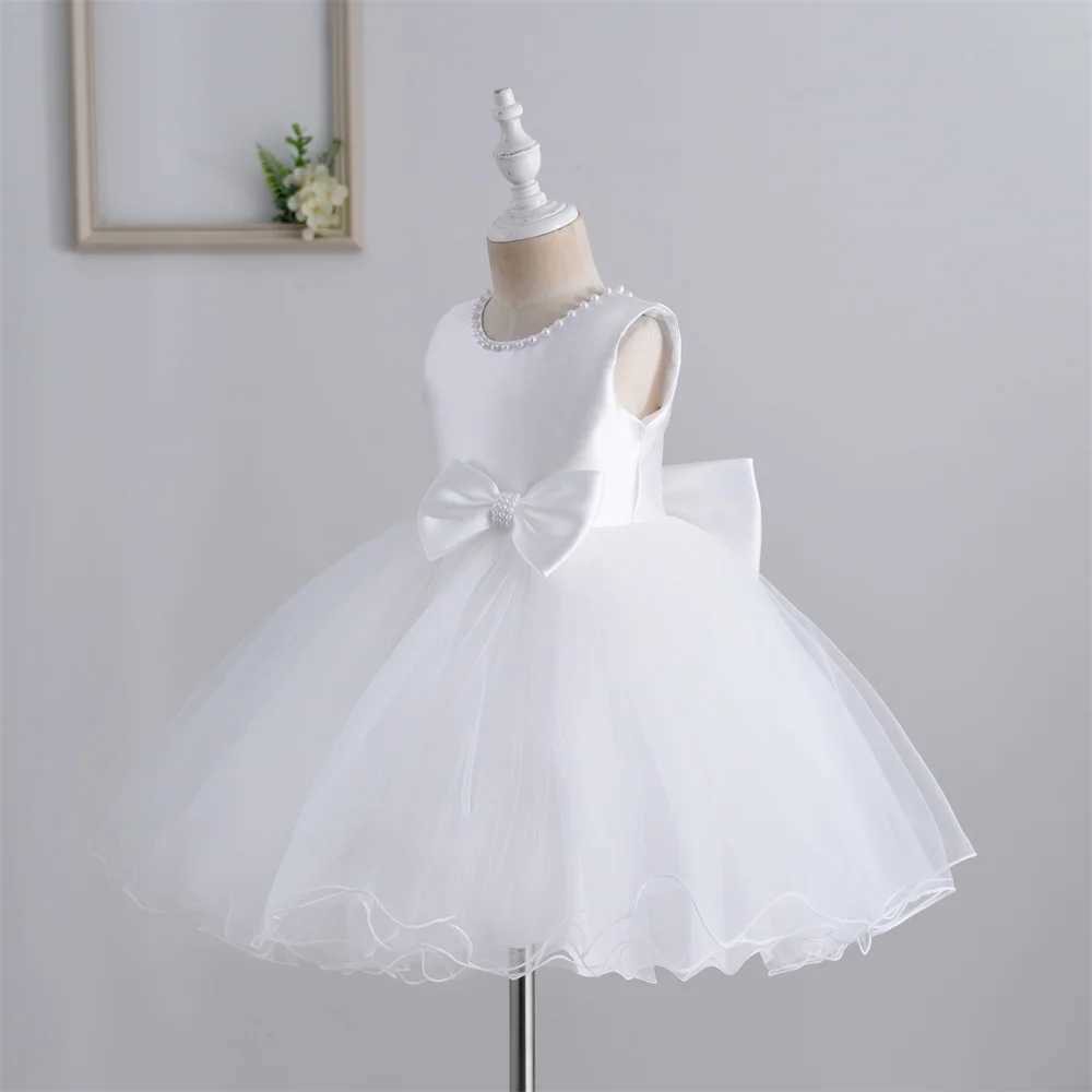 Yoliyolei girl dress floral girl party birthday ball ball dress baby and childrens vest with two bows W240823