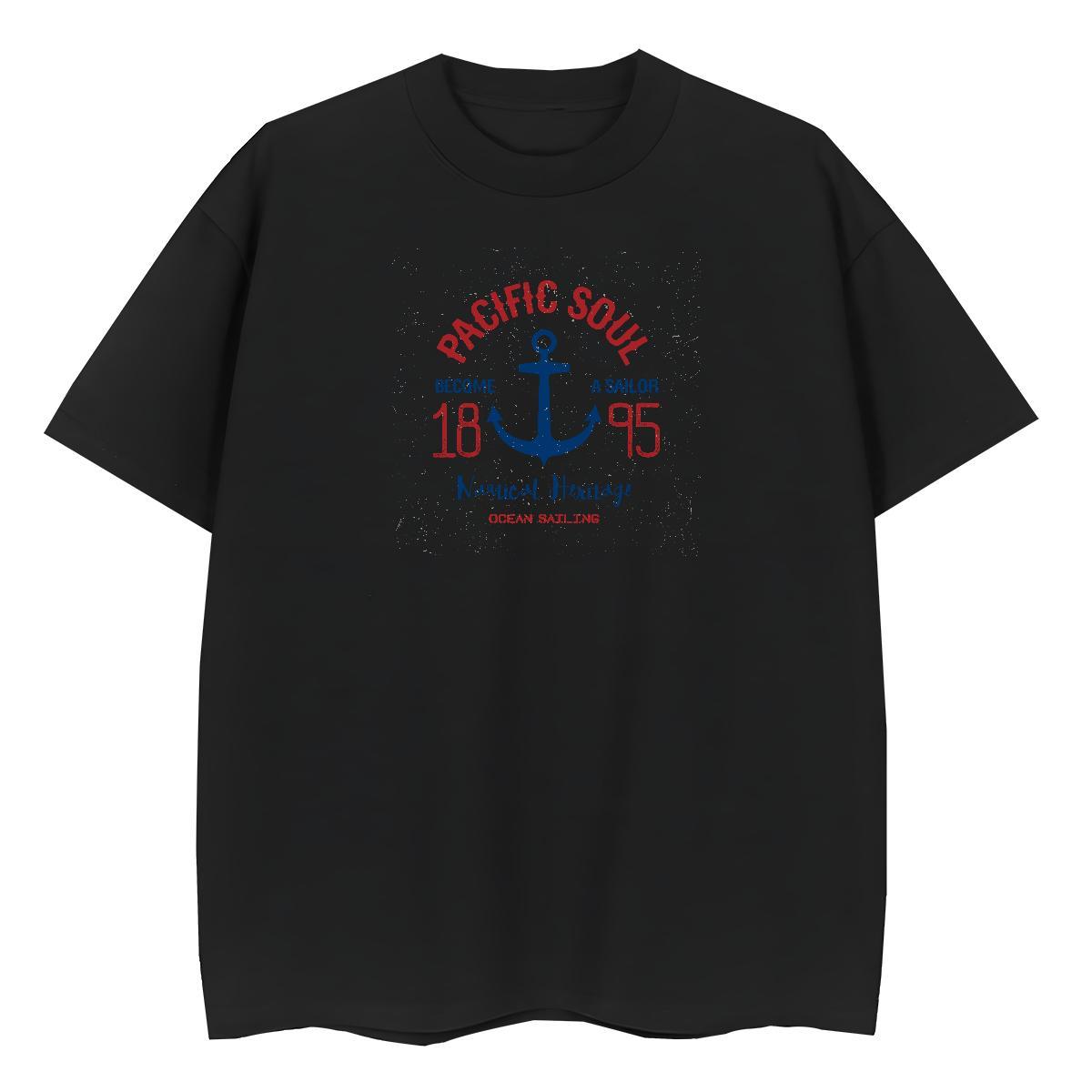 Popular Couples T Shirts 230g Cotton letter Street Wear Woman T Shirts Breathable Anime Clothes Shirt