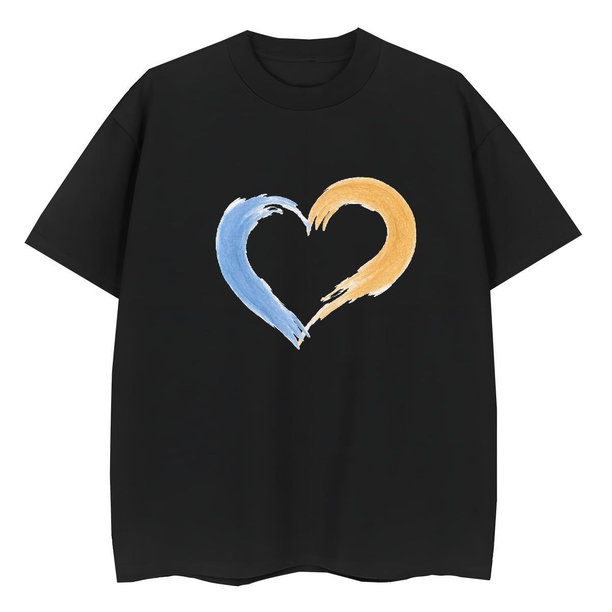 Wholesale Lady T shirt 100% Cotton 230g painting Casual Sport Woman T Shirts Comfortable Skull Tshirts