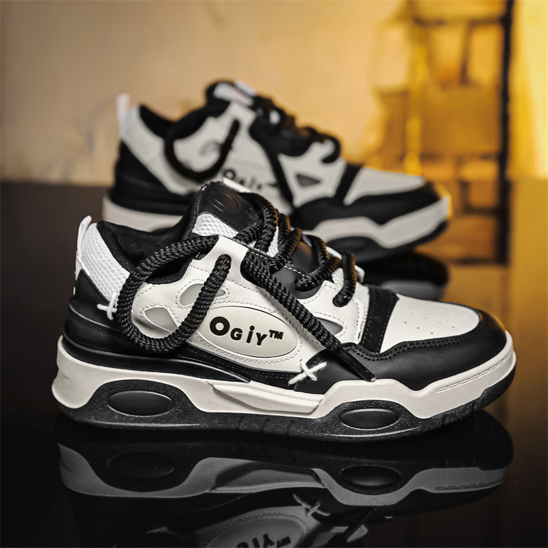 Ddmysports Autumn New Couple Dad Instagram Popular Street Thick Sole Eightened Big Bread Board Shoes Male C OUTDOOR
