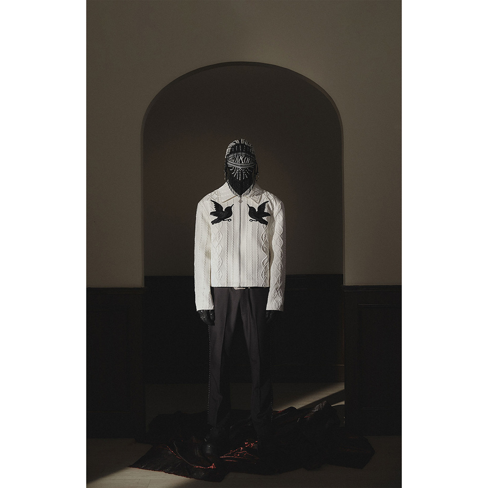 American Style Trendy Style Xuan Bird Embroidered Jacquard Jacket for Men Spring and Autumn New Loose Casual Versatile Jacket Top