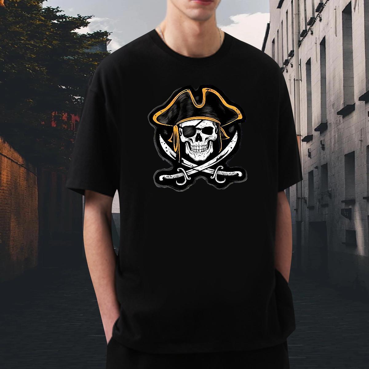 Cool Design Mens T Shirts 230g Cotton sword Daily Wear DIY Printed O-Neck Short Sleeve Couples T Shirts Casual New Tops